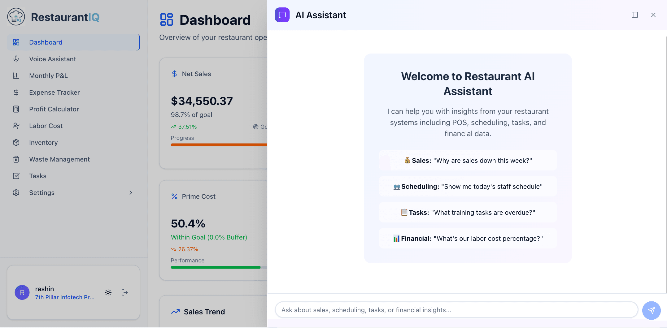 RestaurantIQ screenshot